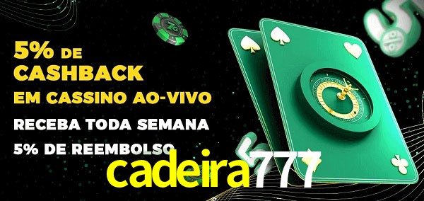 Promoções do cassino ao Vivo cadeira777